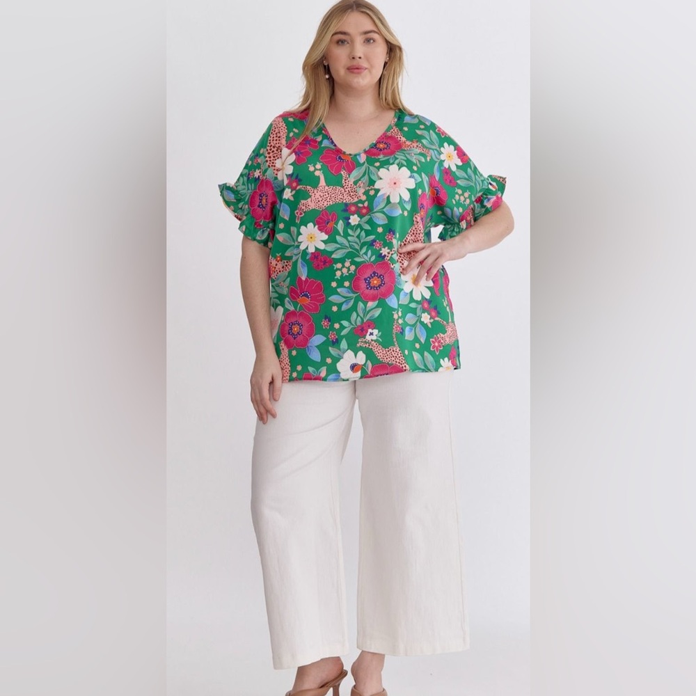Floral Jungle Top - Picture 2 of 4